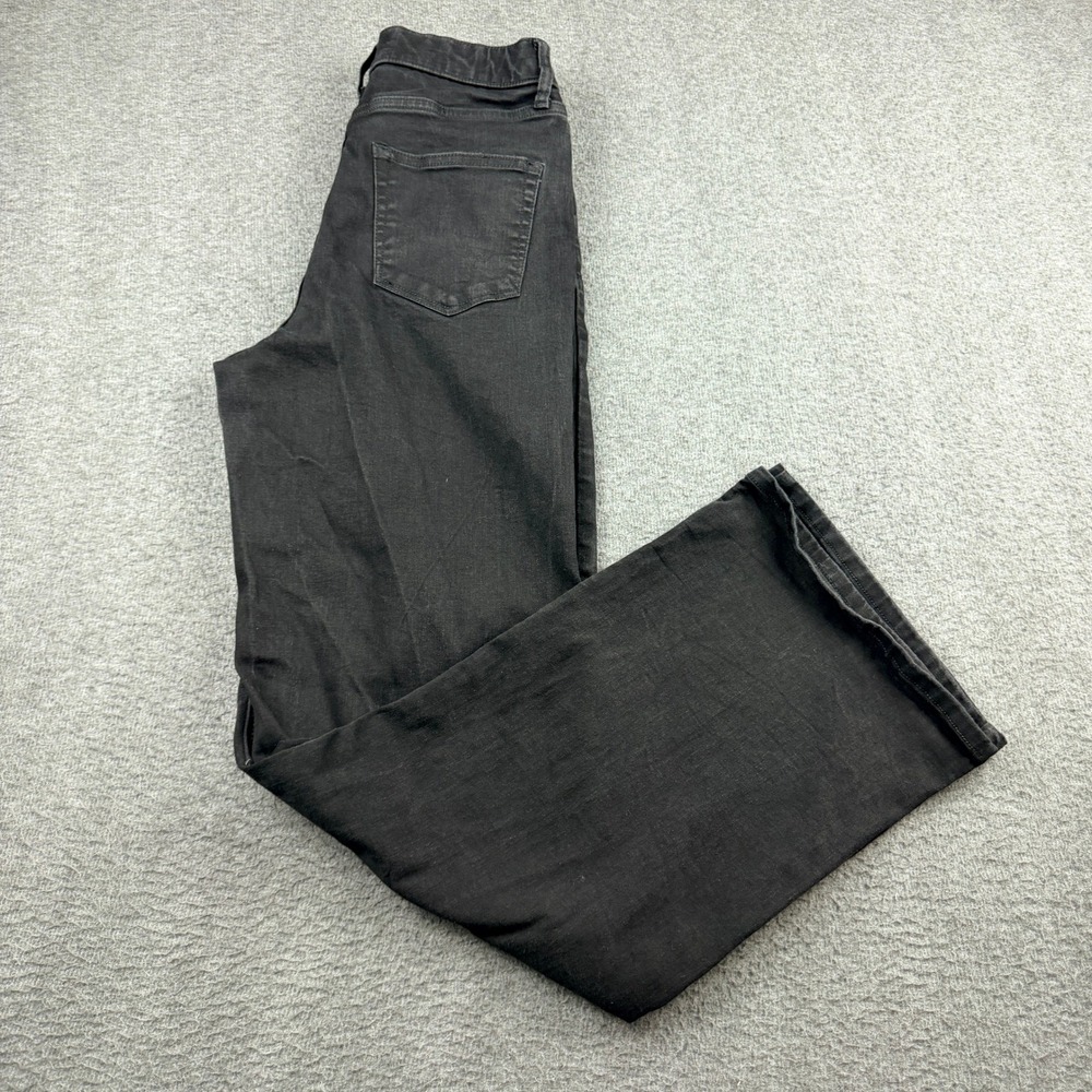 New York & Company Women's Black‎ Ultra Wide Leg Jeans Size 10 US22006